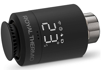 Термостат радиаторный электронный ROYAL THERMO Smart Heat, черный